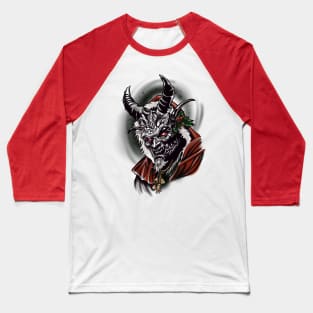 Krampus Holiday Baseball T-Shirt